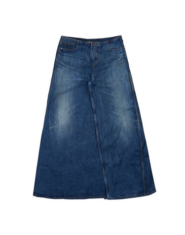와이 프로젝트 [Y프로젝트] 데님 맥시 스커트 WJEAN41S24 VINTAGE NAVY