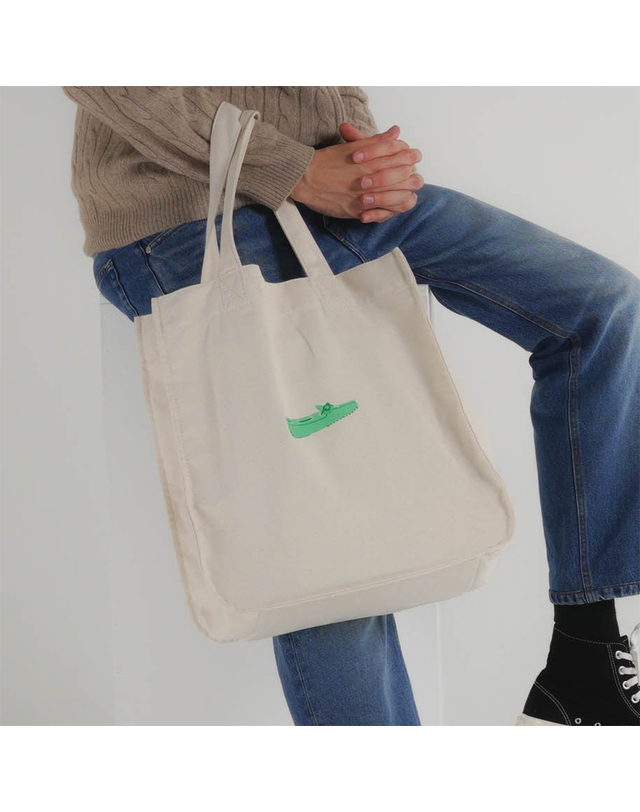 피에노솔레1960 [에코백라지] ECO BAG L - DRIVING SHOE (off white) 화이트 착용컷