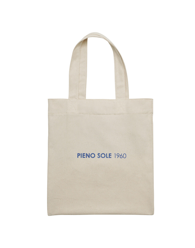 피에노솔레1960 [에코백] ECO BAG S - VOYAGE 화이트 착용컷