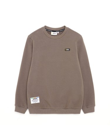 [최대 20% 쿠폰 혜택] 내셔널지오그래픽 K223USW910 키즈 폴하스 스몰 로고 맨투맨 티셔츠 MOCHA BROWN