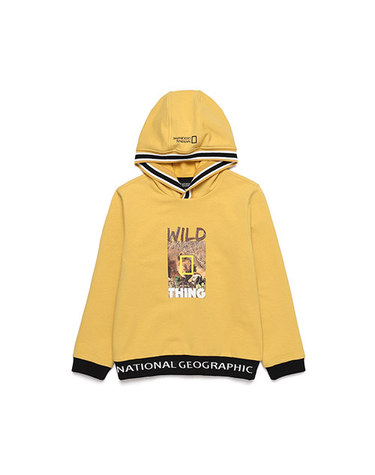 [최대 20% 쿠폰 혜택] N201KHD010 전판프린트 후드티 BAMBOO YELLOW