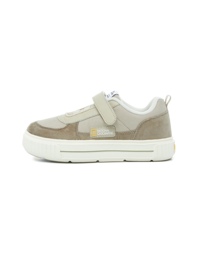 내셔널지오그래픽키즈 내셔널지오그래픽 키즈 K225KSN055 미뇽 스니커즈 BEIGE 착용컷