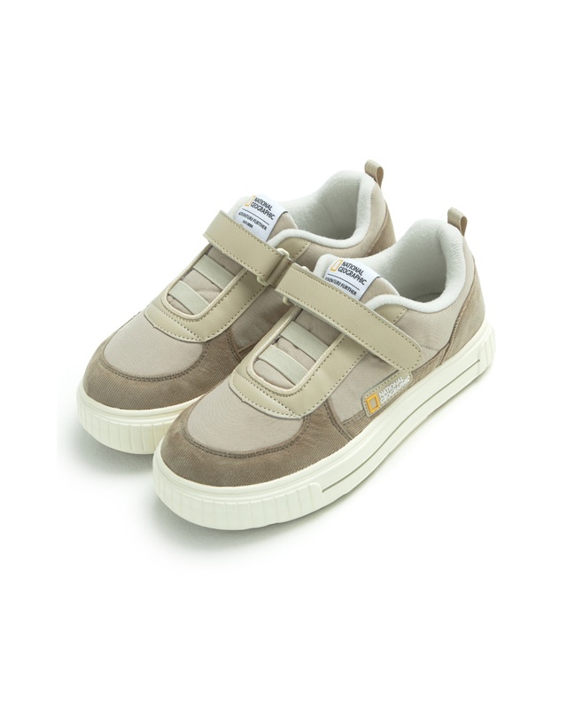 내셔널지오그래픽키즈 내셔널지오그래픽 키즈 K225KSN055 미뇽 스니커즈 BEIGE 착용컷