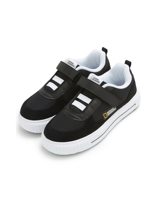 내셔널지오그래픽키즈 내셔널지오그래픽 키즈 K225KSN055 미뇽 스니커즈 BLACK 착용컷