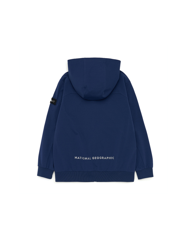 내셔널지오그래픽 키즈 내셔널지오그래픽키즈 K221UFT220 고신축 트레이닝 풀집업 자켓 LNAVY 착용컷