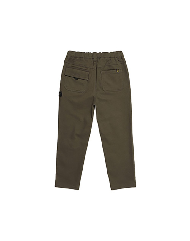 내셔널지오그래픽 키즈 내셔널지오그래픽키즈 N214KPT070 베이직 컴포터블 팬츠 DKHAKI 착용컷