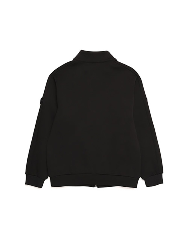 내셔널지오그래픽 키즈 내셔널지오그래픽키즈 N214KFT211 기모 트레이닝 풀집업 CARBONBLACK 착용컷