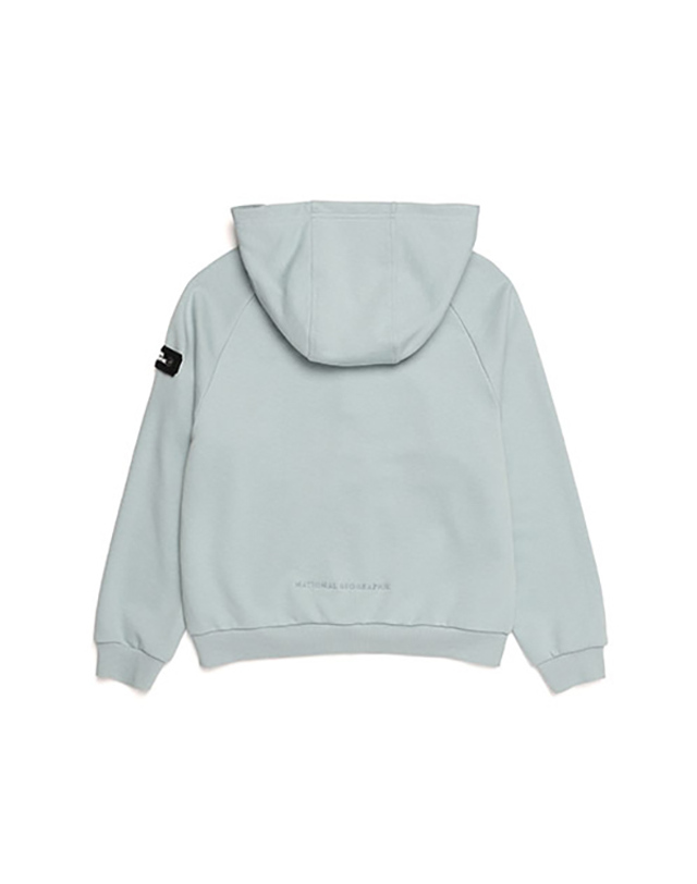 내셔널지오그래픽 키즈 내셔널지오그래픽키즈 N213KFT390 여아 트레이닝 F-ZIP MINT 착용컷