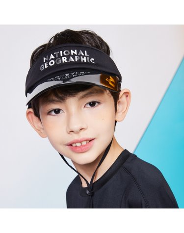 [최대 20% 쿠폰 혜택] 내셔널지오그래픽 키즈 K222KHA070 젤리 썬캡 BLACK