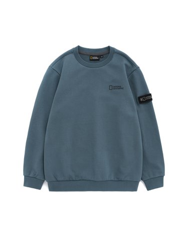 [최대 20% 쿠폰 혜택] 내셔널지오그래픽 K224USW810 키즈 스페이스 그래픽 맨투맨 티셔츠 1 BAOBAB KHAKI