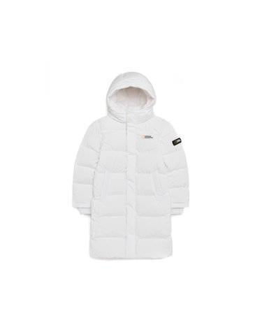 [최대 20% 쿠폰 혜택] 내셔널지오그래픽 K224UDW890 키즈 카이만 PRO RDS 구스 다운 점퍼 WHITE