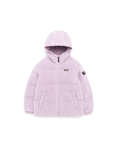 [최대 20% 쿠폰 혜택] 내셔널지오그래픽 K224UDW950 키즈 플리스 리버시블 숏 다운 점퍼 LAVENDER