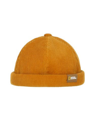 [최대 20% 쿠폰 혜택] 내셔널지오그래픽 K224KHA110 키즈 코듀로이 와치캡 MUSTARD
