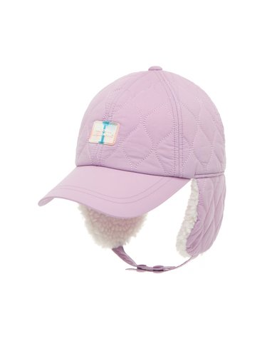 [최대 20% 쿠폰 혜택] 내셔널지오그래픽키즈 K224KHA010 패딩 귀달이캡 LAVENDER
