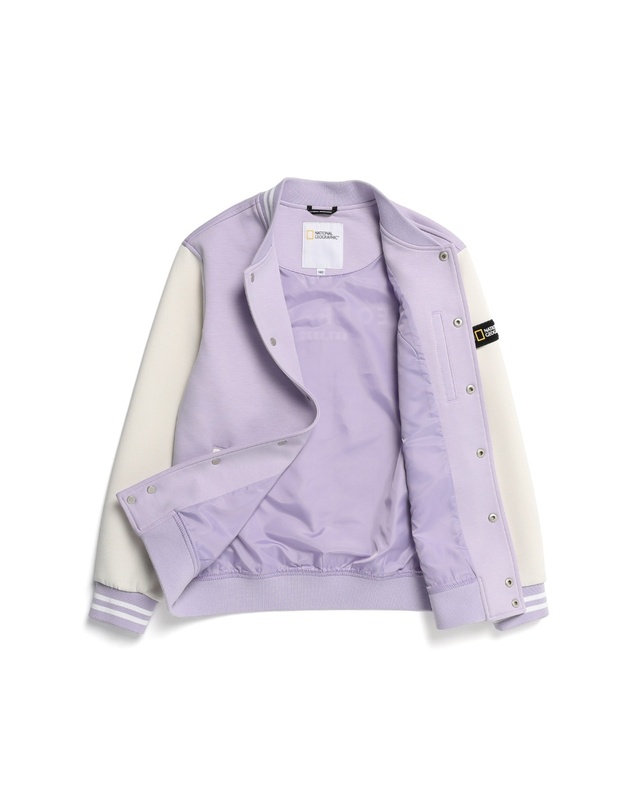 내셔널지오그래픽키즈 내셔널지오그래픽 키즈 K231UJP830 져지 베이스볼 JP LAVENDER 착용컷