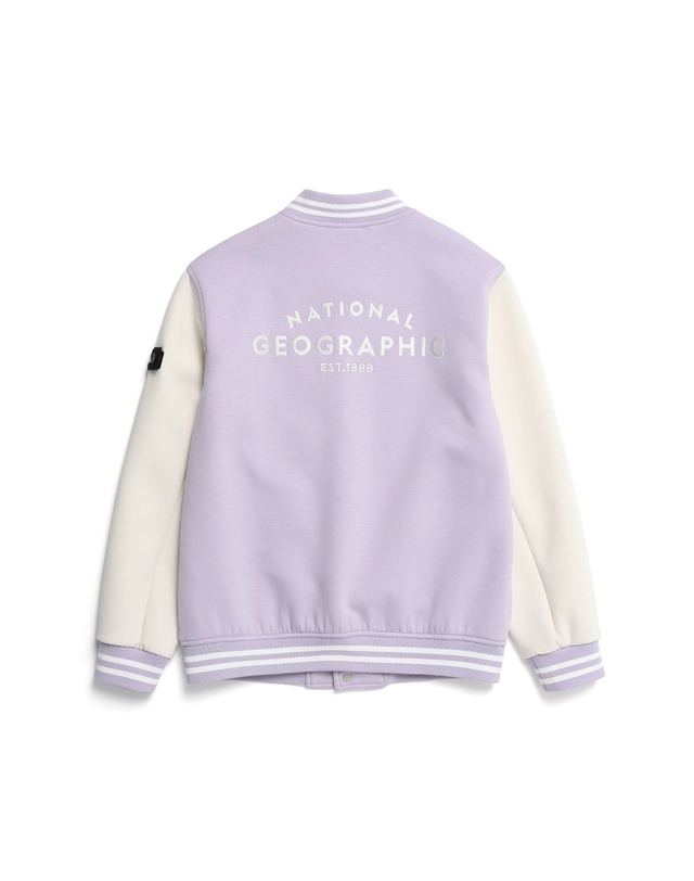 내셔널지오그래픽키즈 내셔널지오그래픽 키즈 K231UJP830 져지 베이스볼 JP LAVENDER 착용컷