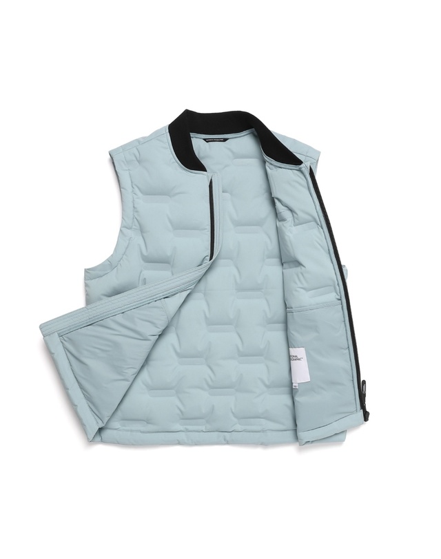 내셔널지오그래픽키즈 내셔널지오그래픽 키즈 K224UDV220 튜브 DOWN VEST ASHMINT 착용컷