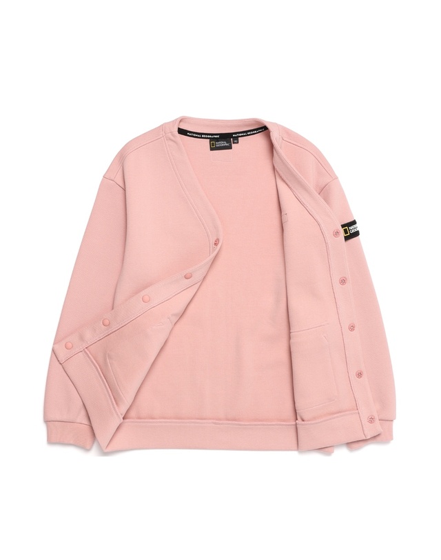 내셔널지오그래픽키즈 내셔널지오그래픽 키즈 K223UCD010 저지 가디건 PINK 착용컷