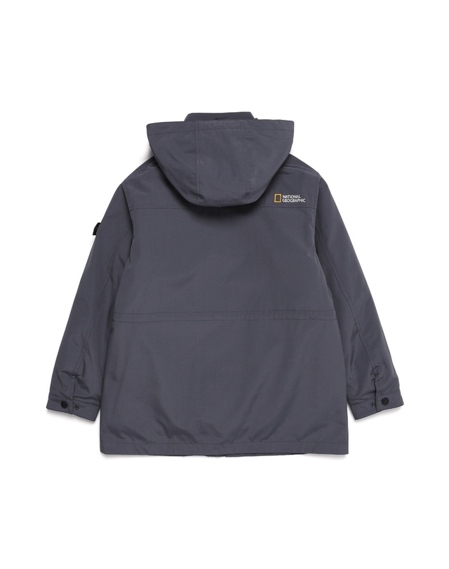 내셔널지오그래픽키즈 내셔널지오그래픽 키즈 K223UJP050 DT 야상 JP GRAYNAVY 착용컷