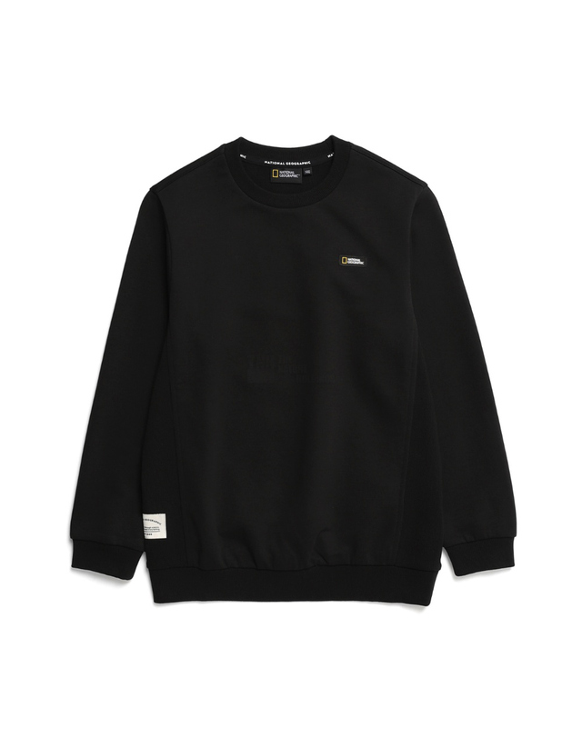 내셔널지오그래픽 키즈 내셔널지오그래픽키즈 K231USW910 스몰로고 맨투맨 5종택 1 착용컷