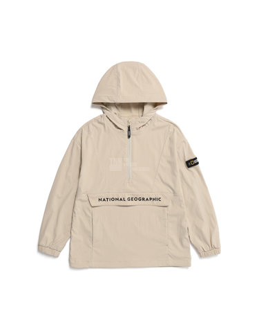 [최대 20% 쿠폰 혜택] 내셔널지오그래픽 키즈 K231UFT870 후드아노락 F-ZIP L_BEIGE