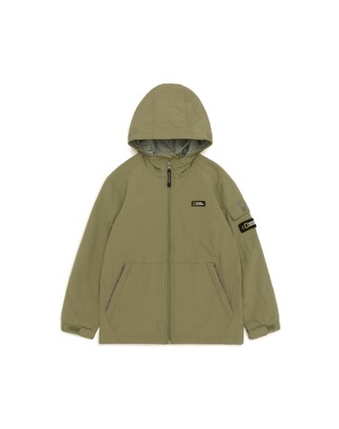 내셔널지오그래픽 키즈 K231UJP930 BASIC 바람막이 JP LICHEN KHAKI