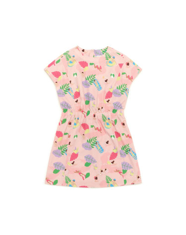 [최대 20% 쿠폰 혜택] 내셔널지오그래픽 키즈 K232GOP710 여아 패턴 시어서커 원피스 PEACH