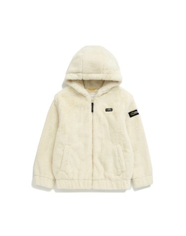 [최대 20% 쿠폰 혜택] 내셔널지오그래픽 키즈 K234UFJ920 페이크퍼 후드 자켓 CREAM