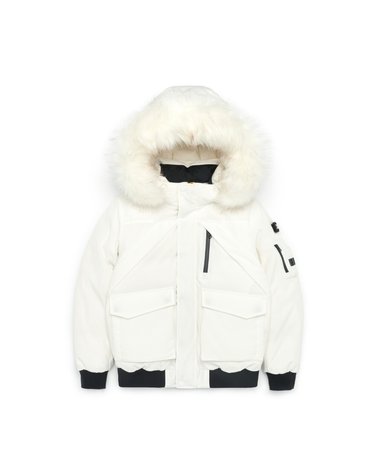 내셔널지오그래픽 키즈 K234UDW920 타루가 덕 다운 점퍼 IVORY