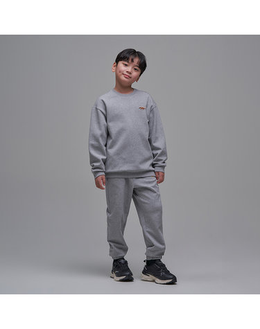 [최대 20% 쿠폰 혜택] 내셔널지오그래픽 키즈 K241UPB910 동물와펜 맨투맨 SET MGREY