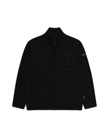 [최대 20% 쿠폰 혜택] 내셔널지오그래픽 키즈 K234UKT010 어드벤처 집업 가디건 스웨터 CARBONBLACK