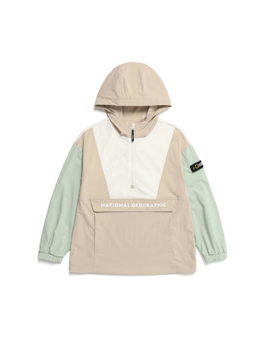[최대 20% 쿠폰 혜택] K231UFT260 배색 후드아노락점퍼 L/BEIGE