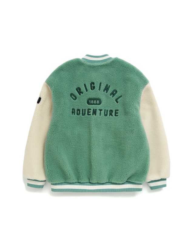 내셔널지오그래픽키즈 내셔널지오그래픽 키즈 K234UFJ940 스태디엄 플리스 자켓 MINTGREEN 착용컷