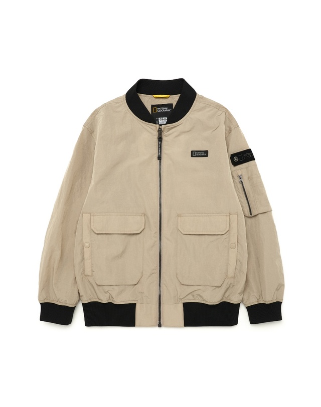 내셔널지오그래픽키즈 내셔널지오그래픽 키즈 K241UJP820 어드벤처 항공 JP GRAYBEIGE 착용컷