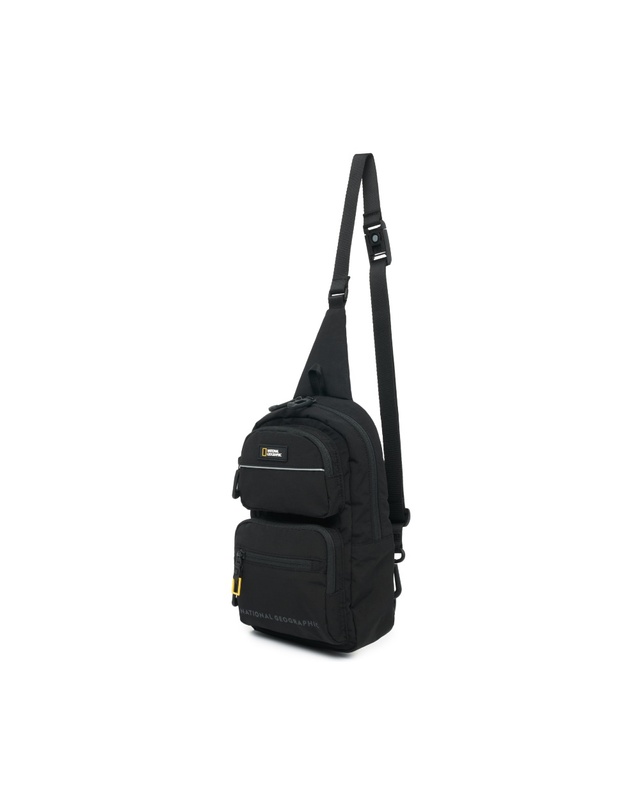 내셔널지오그래픽 키즈 내셔널지오그래픽키즈 K245KCR100 투포켓 경량슬링백 2종택 1 착용컷
