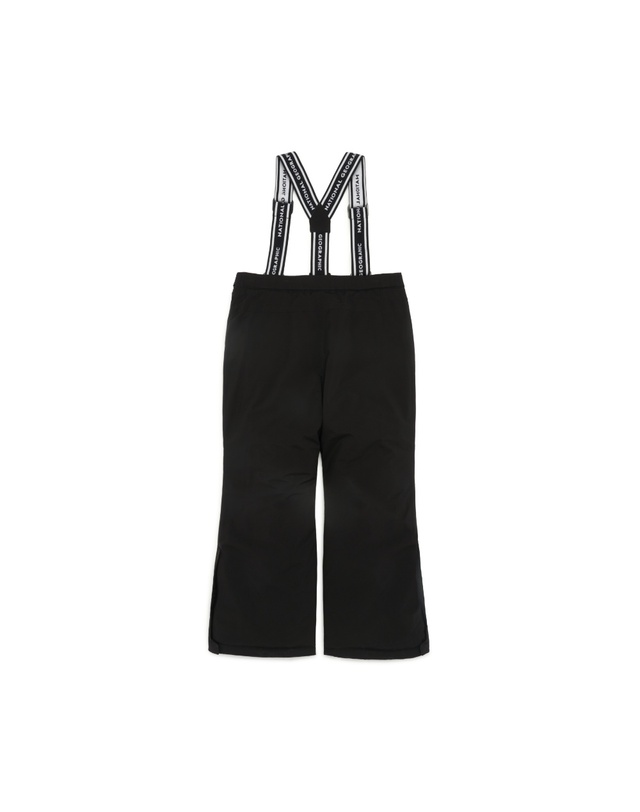 내셔널지오그래픽키즈 내셔널지오그래픽 키즈 K234UPT180 스키 패딩 팬츠 CARBONBLACK 착용컷