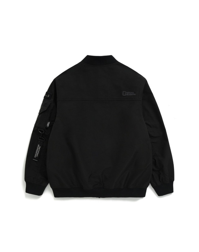 내셔널지오그래픽키즈 내셔널지오그래픽 키즈 K233UJP820 어드벤처 항공 점퍼 CARBONBLACK 착용컷