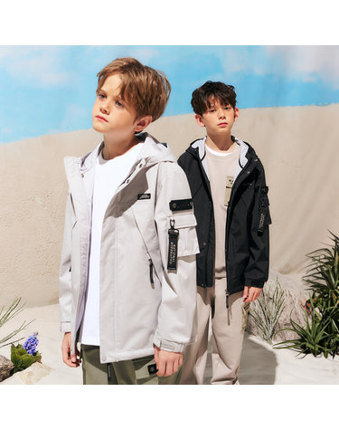 [최대 20% 쿠폰 혜택] 내셔널지오그래픽 키즈 K241UJP810 어드벤처 오거스틴 점퍼 GLACIERGREY