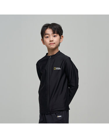 [최대 20% 쿠폰 혜택] K242URG630 그래픽 래쉬가드 풀집업-2 CARBONBLACK