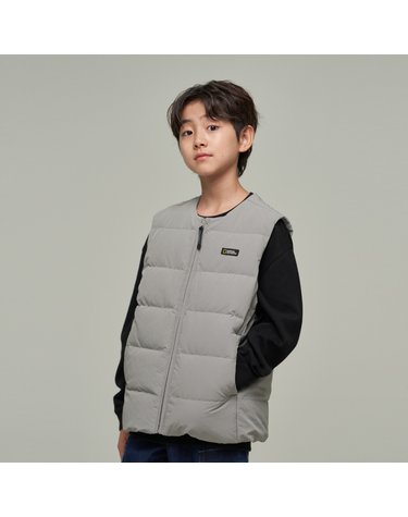[최대 20% 쿠폰 혜택] K244UDV920 헤론 경량 구스 다운 베스트 LICHENKHAKI