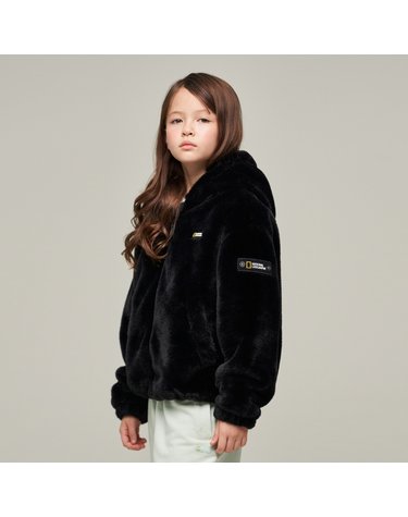 [최대 20% 쿠폰 혜택] K244GFJ910 퍼 후드 자켓 CARBONBLACK