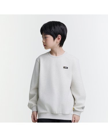 [최대 20% 쿠폰 혜택] K255USW920 스몰로고 맨투맨 OATMEAL