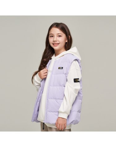 [최대 20% 쿠폰 혜택] K244UDV020 헤론 경량 구스 다운 베스트 LAVENDER