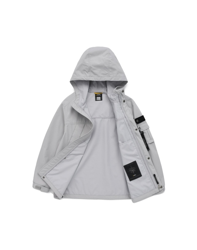 내셔널지오그래픽키즈 내셔널지오그래픽 키즈 K241UJP810 어드벤처 오거스틴 점퍼 GLACIERGREY 착용컷