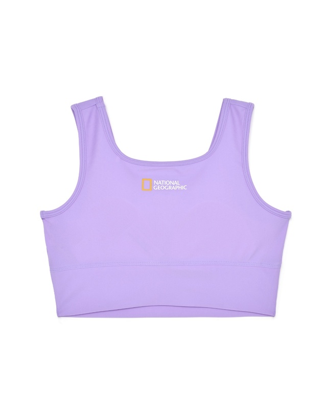 내셔널지오그래픽 키즈 내셔널지오그래픽키즈 K242GRG630 여아 이너탑 LAVENDER 착용컷
