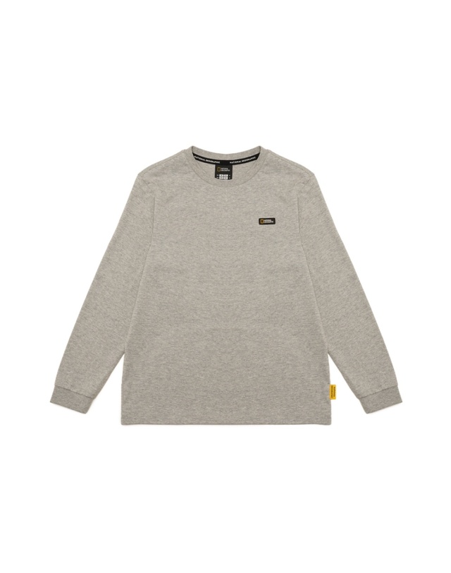 내셔널지오그래픽 키즈 내셔널지오그래픽키즈 K243UPB910 싱글 티셔츠 SET MGREY 착용컷