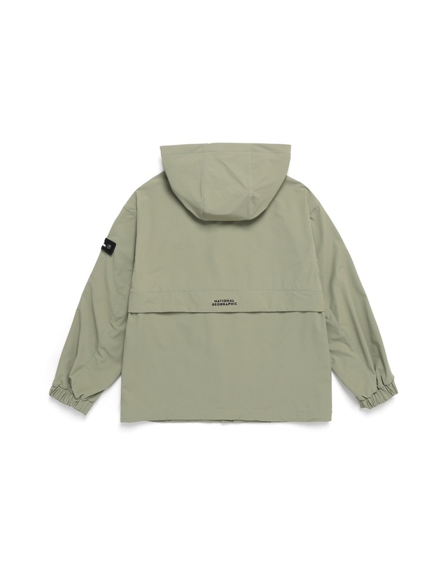내셔널지오그래픽 키즈 내셔널지오그래픽키즈 K243UJP940 판테라 우븐 트레이닝 점퍼 LIGHTKHAKI 착용컷