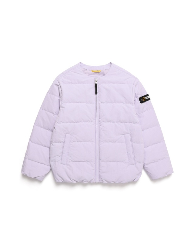 내셔널지오그래픽 키즈 내셔널지오그래픽키즈 K244UDW980 헤론 경량 구스 다운 점퍼 LAVENDER 착용컷