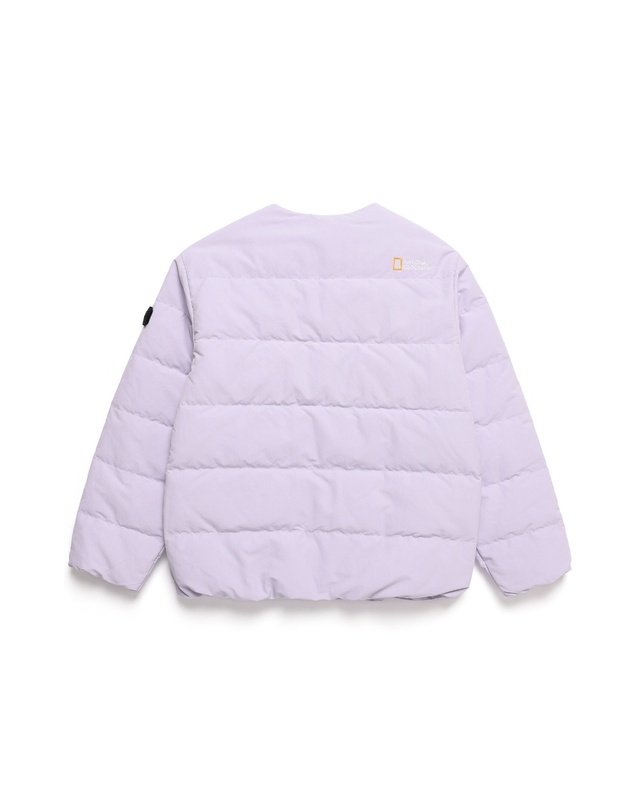 내셔널지오그래픽 키즈 내셔널지오그래픽키즈 K244UDW980 헤론 경량 구스 다운 점퍼 LAVENDER 착용컷