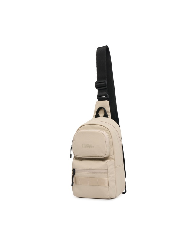 내셔널지오그래픽 키즈 내셔널지오그래픽키즈 K255KCR080 투포켓 경량슬링백 BEIGE 착용컷